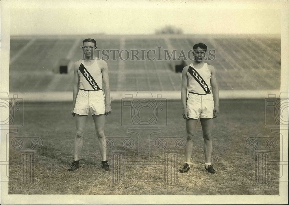 Press Photo Half-milers from the University of Texas - sbs01077- Historic Images