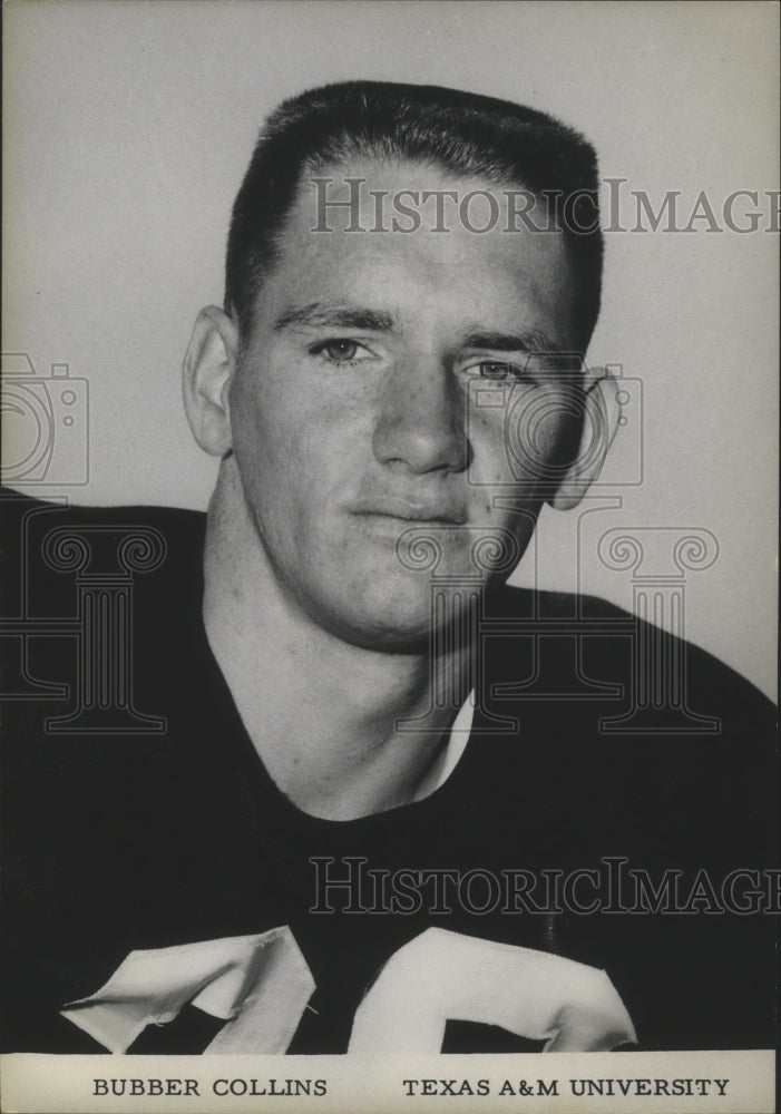 Press Photo Bubber Collins Football Player for Texas A &amp; M University - Historic Images