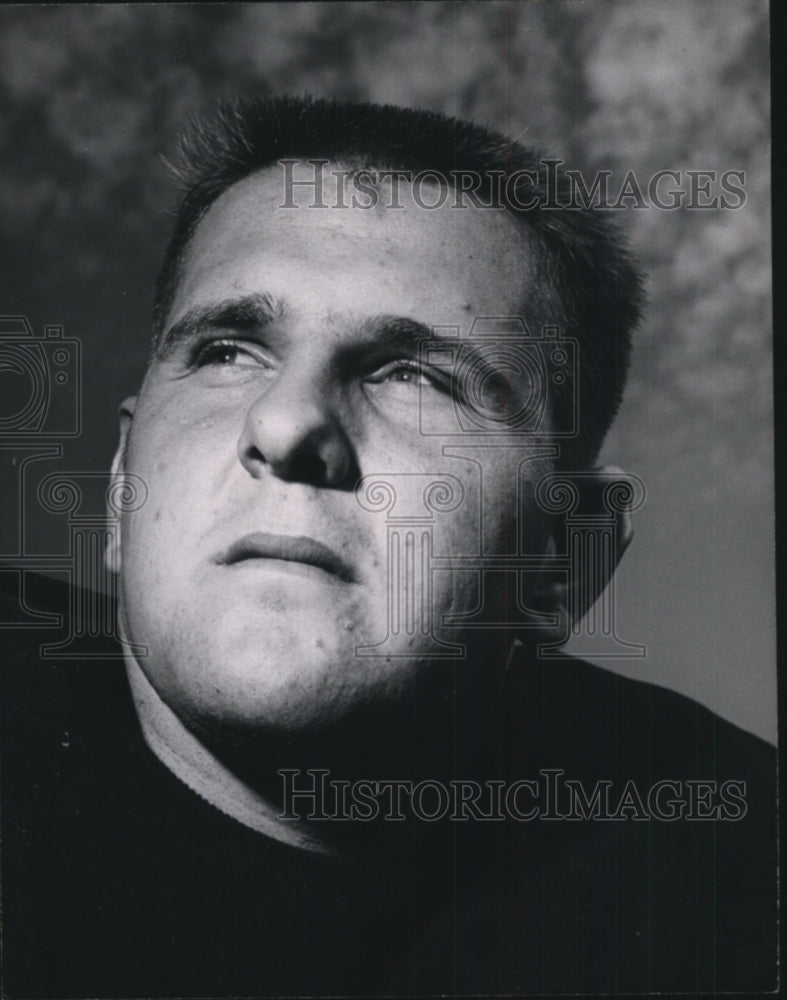 1961 Press Photo Lenny Mike Kufrovich, football player, Texas - sbs01378 - Historic Images