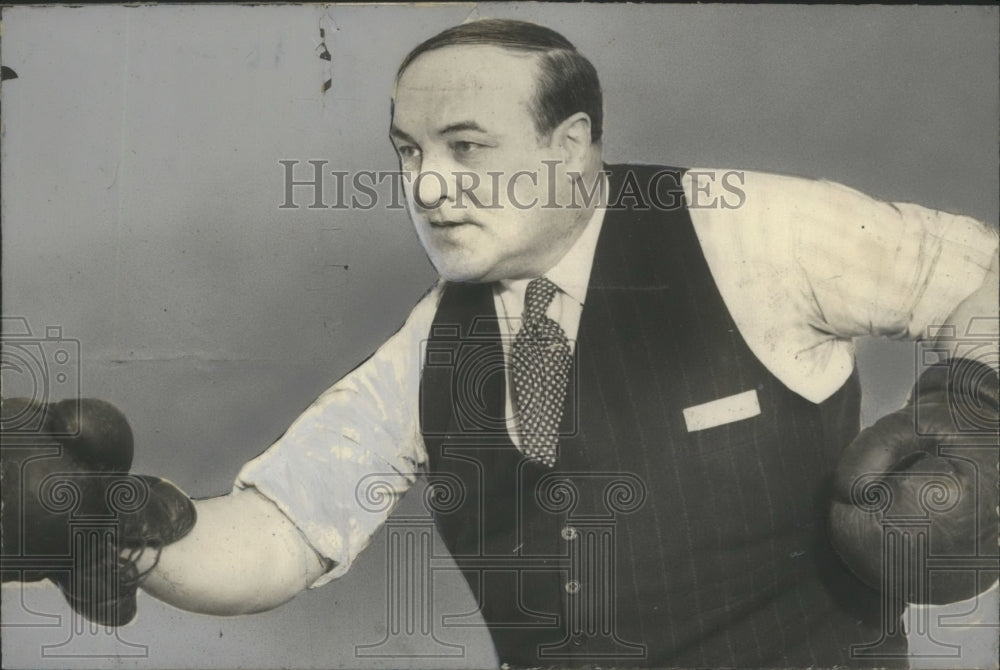 Undated Press Photo Tommy Burns, Canadian Born Heavyweight Champion - sbs01734- Historic Images
