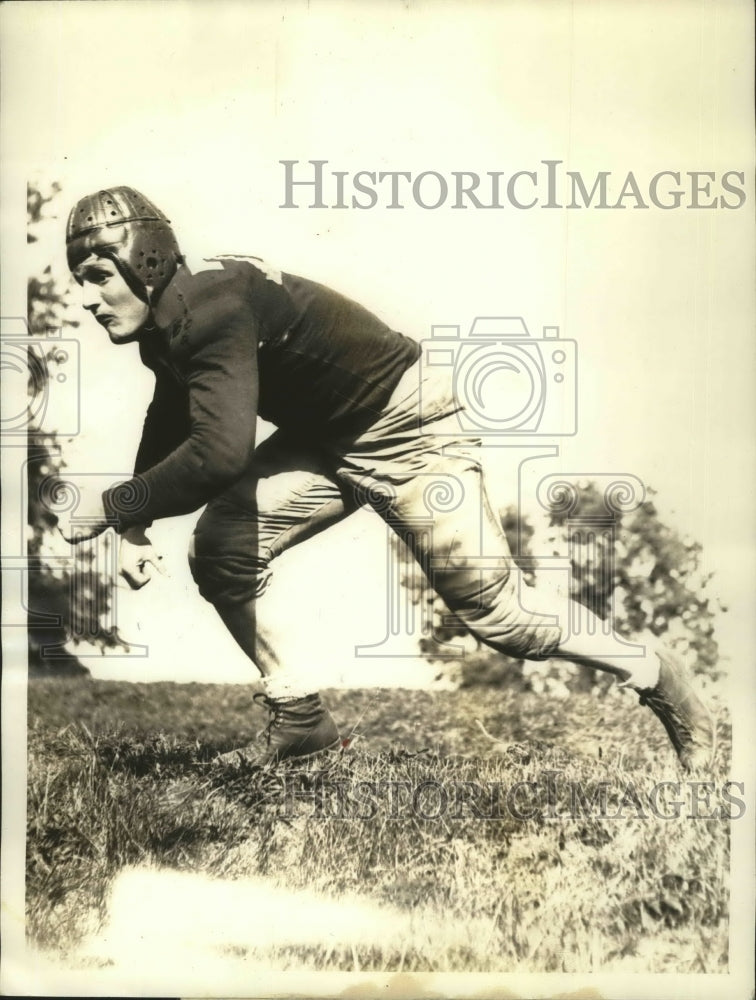 1934 Press Photo Chris Delsasso, tackle, University of Indiana - sbs02941 - Historic Images