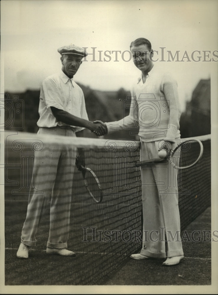 1931 Press Photo US Tennis championshios in NY Vincent Richards - sbs04398 - Historic Images