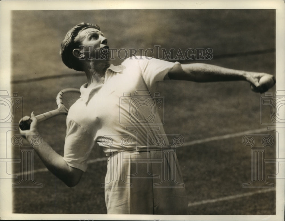 1941 Press Photo Don Budge in Robin Tennis Tournament - sbs04584 - Historic Images