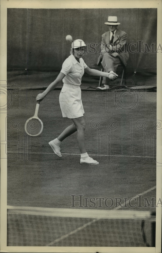 1939 Press Photo Alice Marble Scores Victory for US Against Mary R Hardwick- Historic Images
