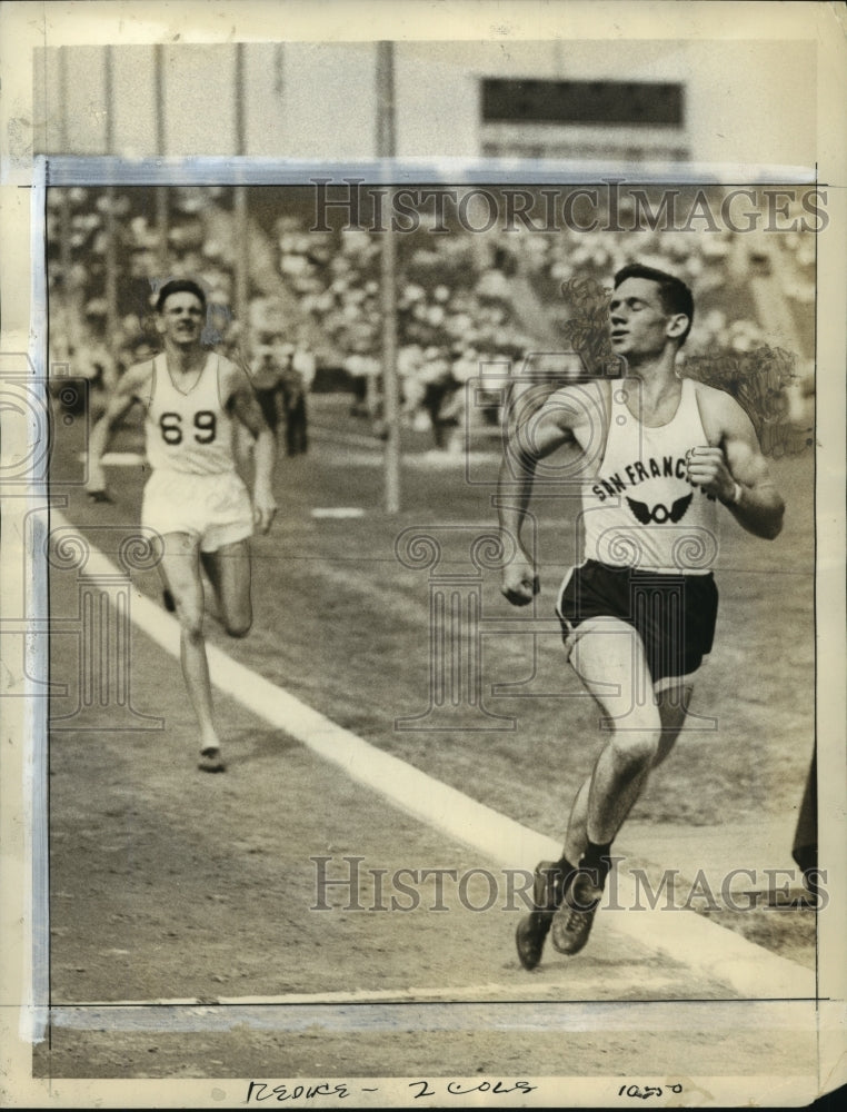 Press Photo Runner Elroy Robinson - sbs05059 - Historic Images