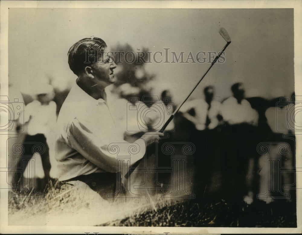 1933 Press Photo Willie Coggin Defeats Hines in PGA Semifinals - sbs05326 - Historic Images