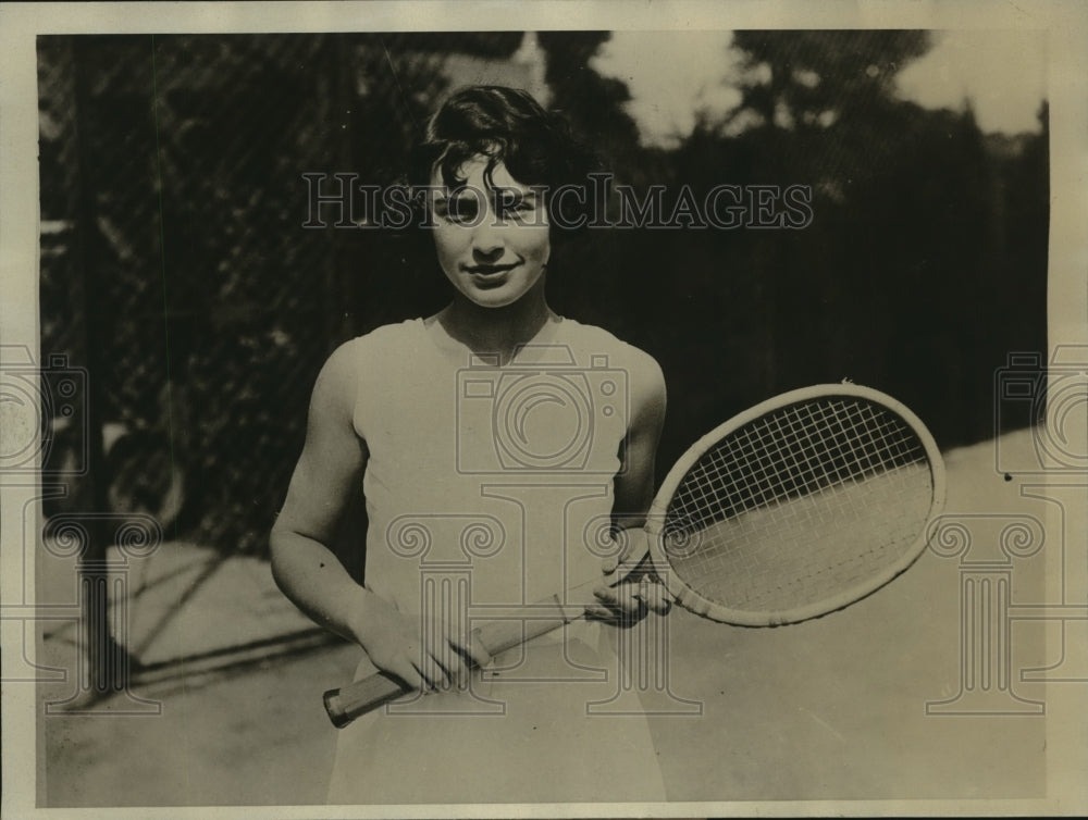 1929 Press Photo British Tennis Player Pat Brazier - sbs05443 - Historic Images