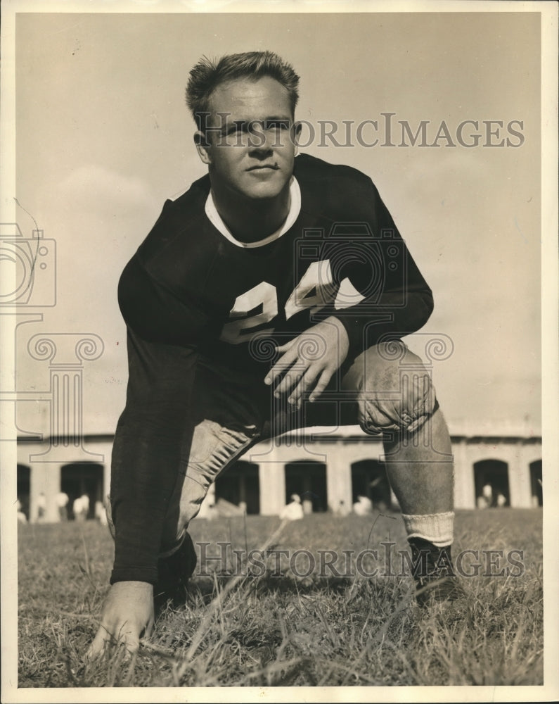 1939 Press Photo John Bubba Reeves, Texas A & M football - sbs05964 - Historic Images