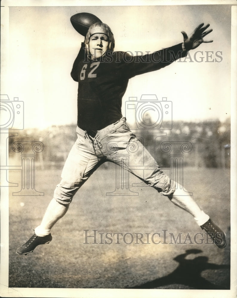 1934 Press Photo Jimmie Cain, halfback, University of Washington - sbs06080- Historic Images