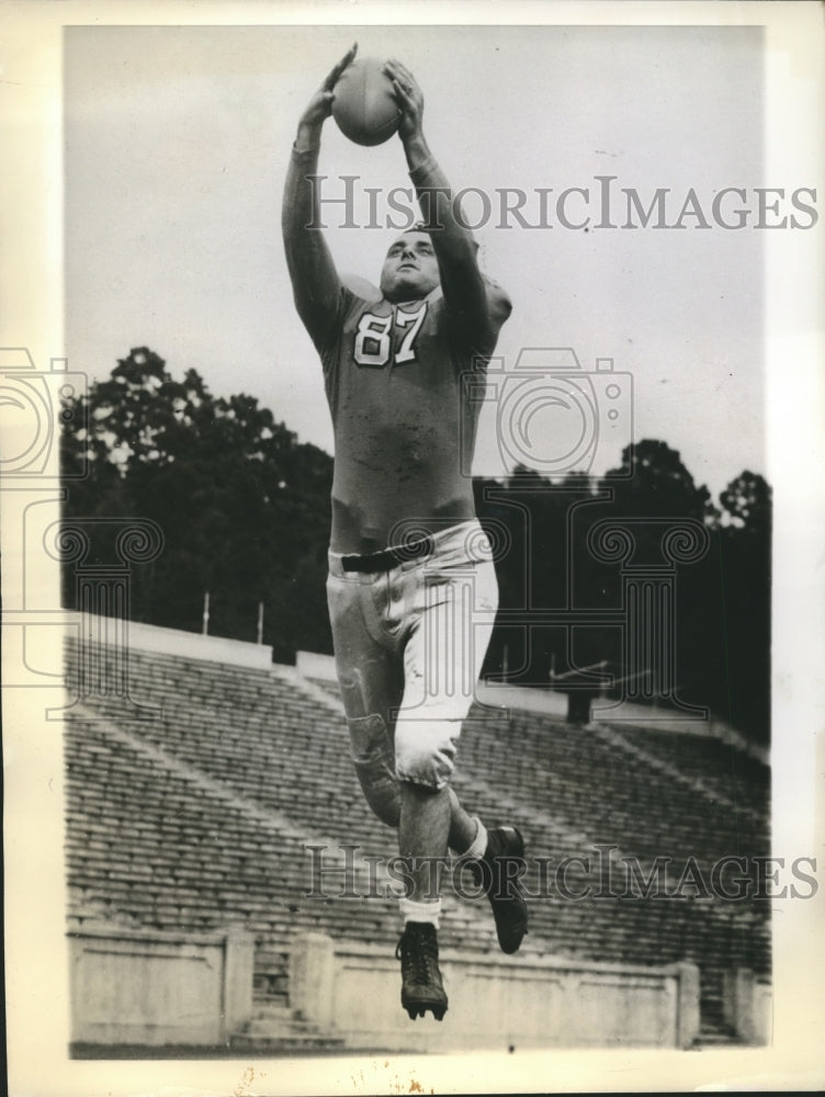 1939 Press Photo Paul Severin, UNC, AP All-American team - Historic Images