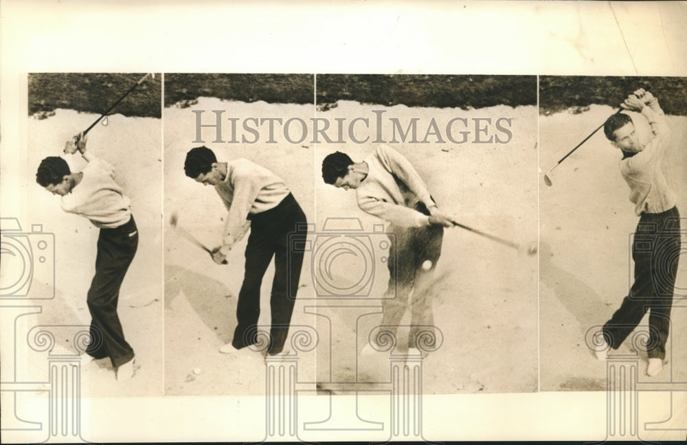 1936 Press Photo Buell Patrick Abbott Natl Public Links Championship Tournament - Historic Images