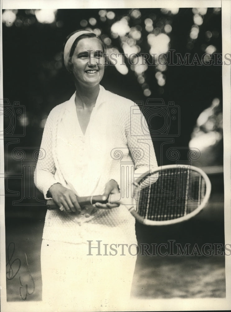 1929 Press Photo Dorothy Andrus lost Womens Tennis Champ to collect millions - Historic Images