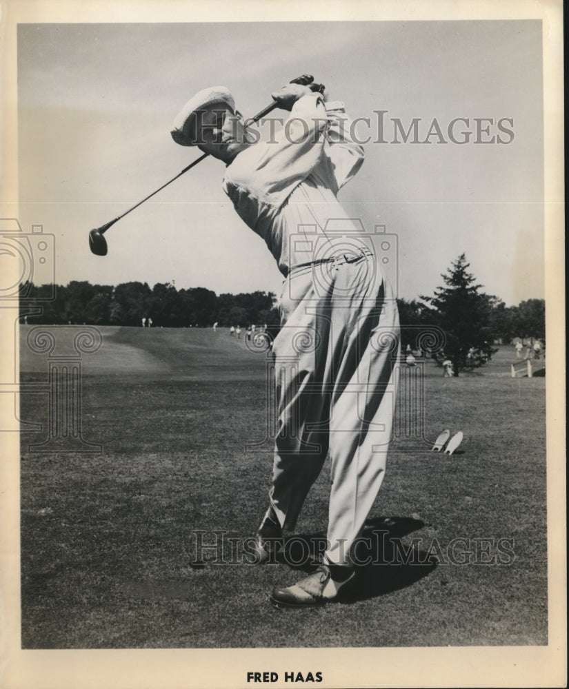 Press Photo Golfer Fred Haas - sbs07473 - Historic Images