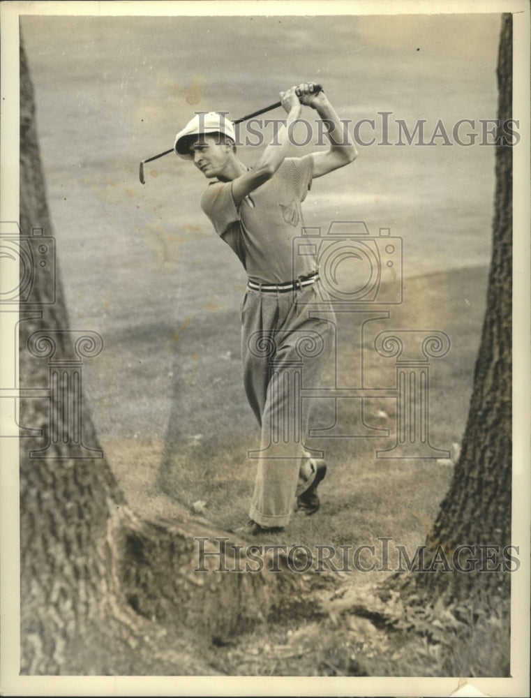 1936 Press Photo Claude Rippy makes it to semi-final, Public Links championship - Historic Images