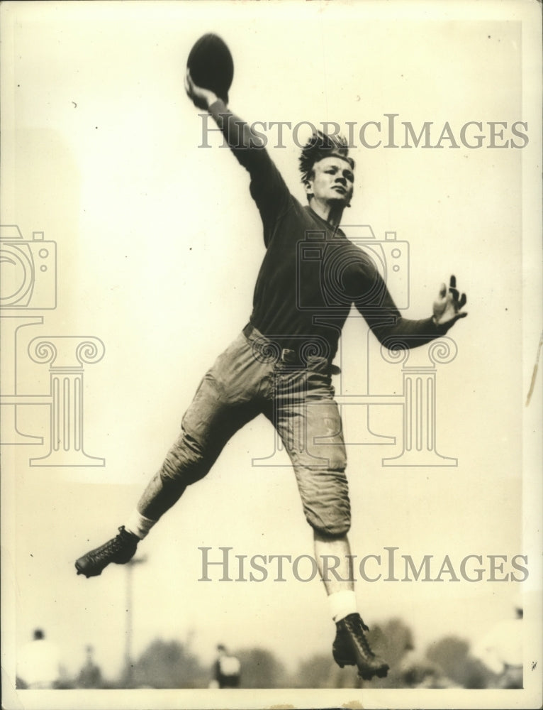 1936 Press Photo Don Heap, Northwestern University Halfback - sbs08112 - Historic Images