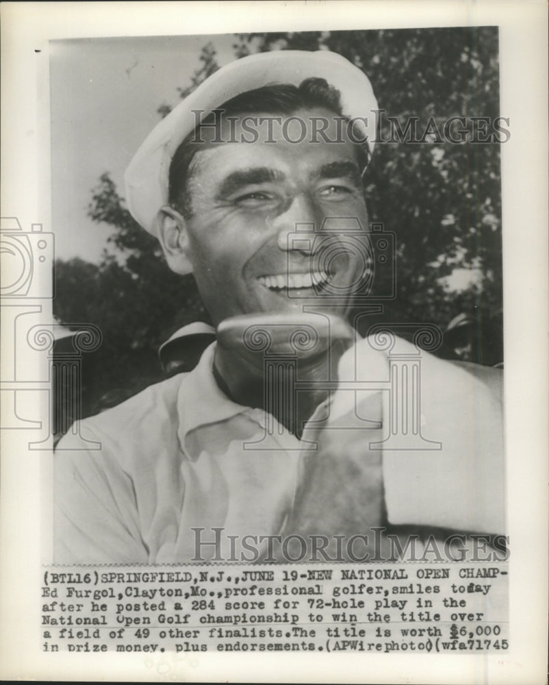 Press Photo Ed Gurgol National Open Golf Championship title winner - sbs08945 - Historic Images