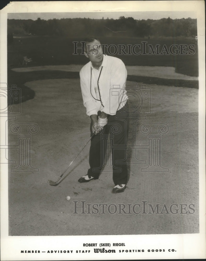 Press Photo Robert Skee Riegel Golfer - sbs09016 - Historic Images