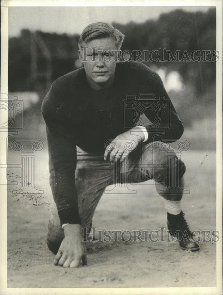1939 Press Photo Walter "Bud" Lyons Colorado State Football team - sbs09024- Historic Images