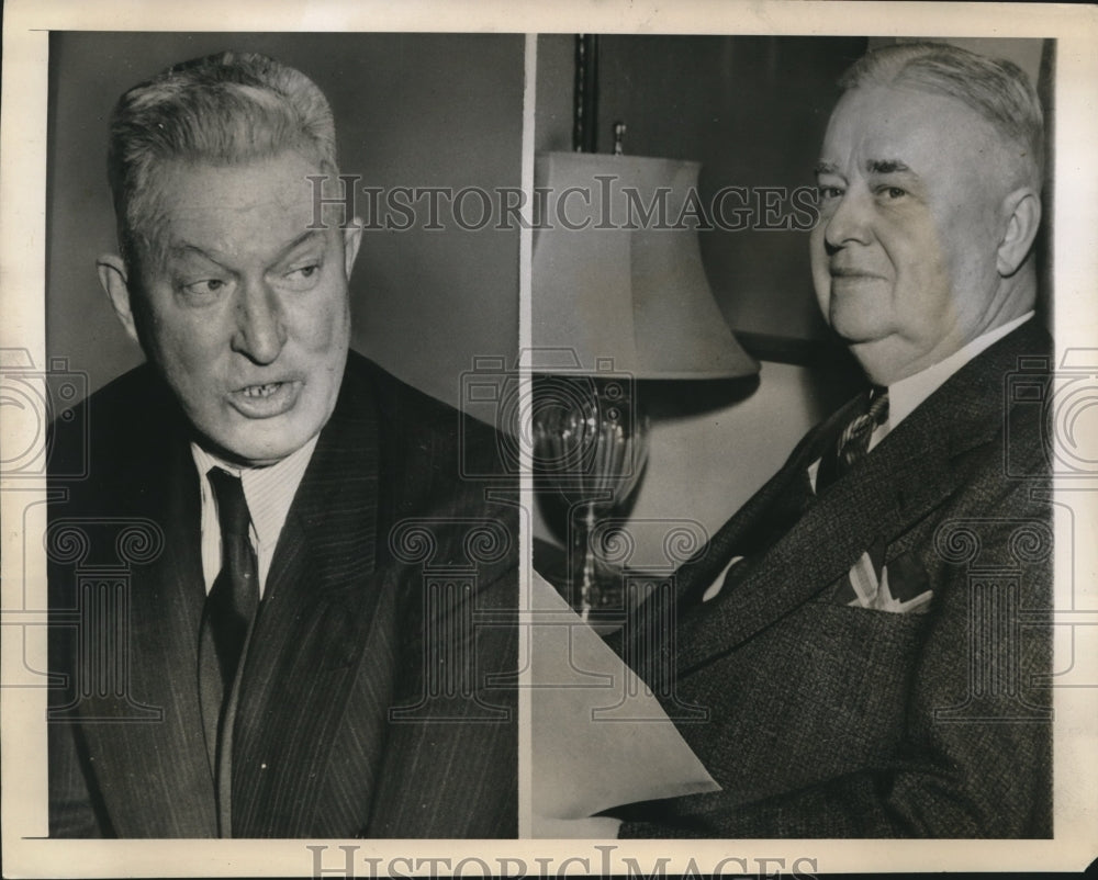 1943 Press Photo Frank J. Shaugnessy, William G. Brahan - sbs09261- Historic Images