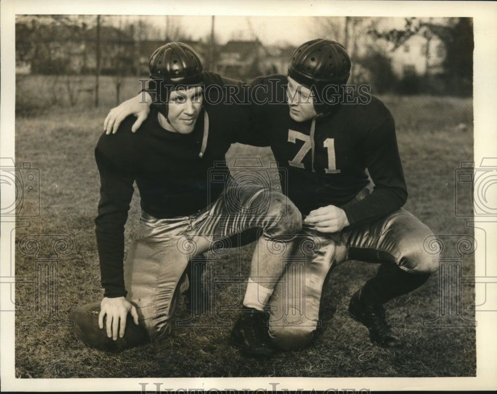 1939 Press Photo Bill De Correvont with his Brother Northwestern University- Historic Images