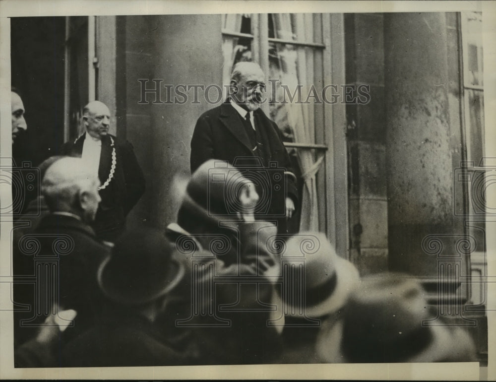 1930 Press Photo Theodore Steeg Socialist at Paris France - Historic Images