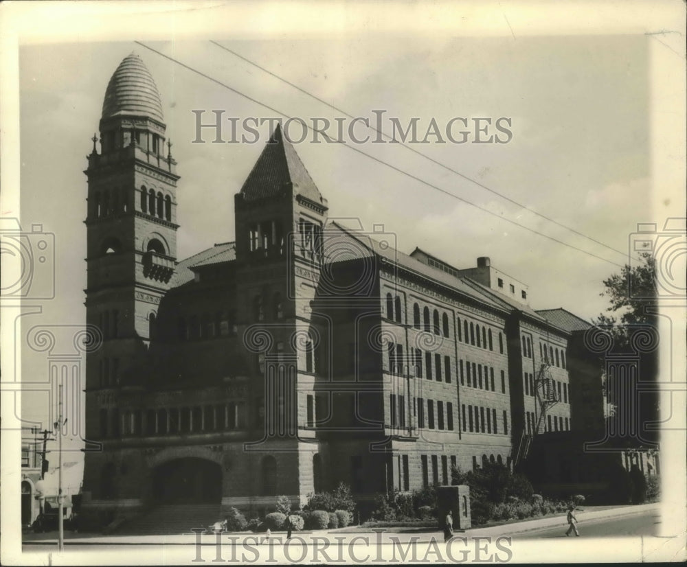 Press Photo Bexar County Courthouse in San Antonio - Historic Images