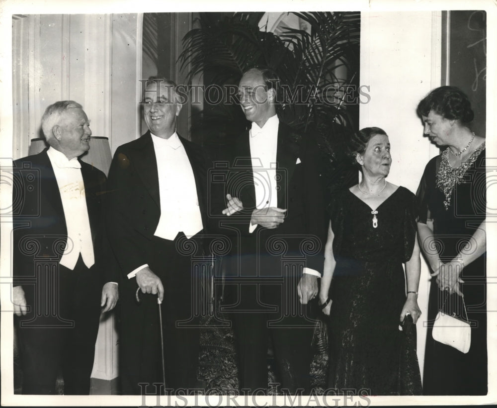 Press Photo FDR &amp; wife are guests of honor at Vice Pres. Garner dinner-Historic Images