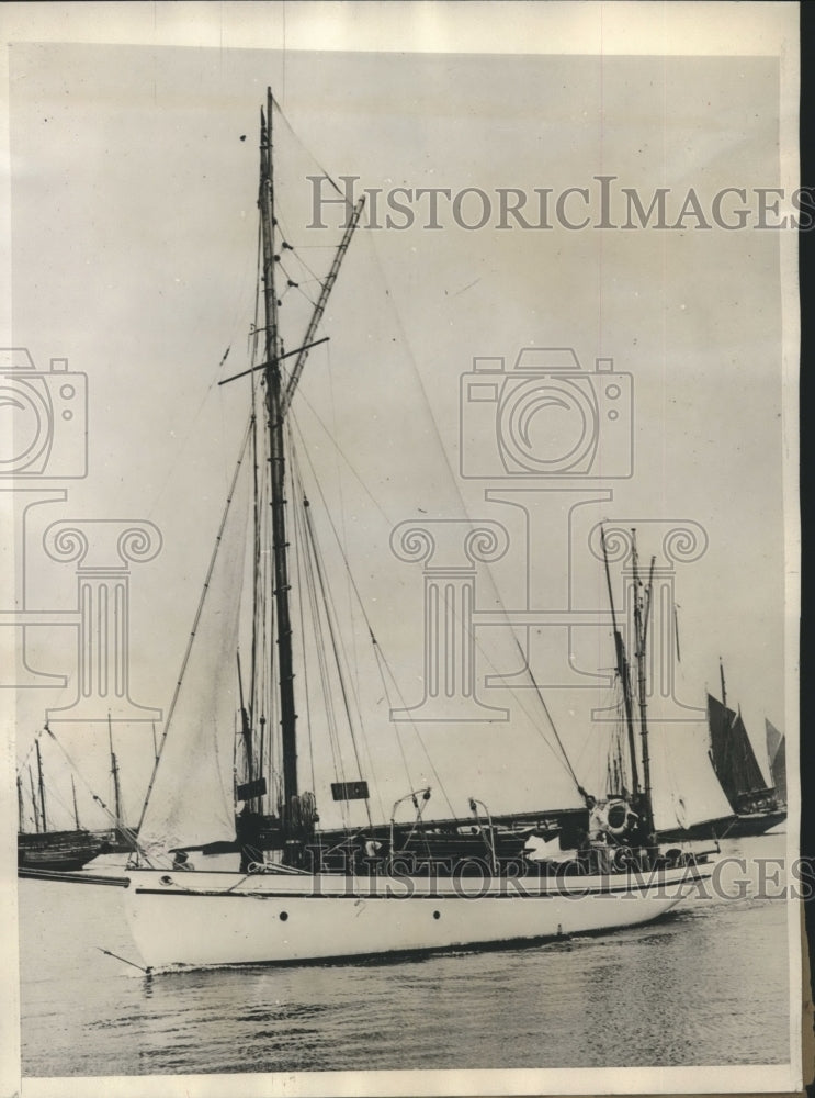 1929 Press Photo J. H. P. Campbell's "Day Dream" set for world cruise-Historic Images