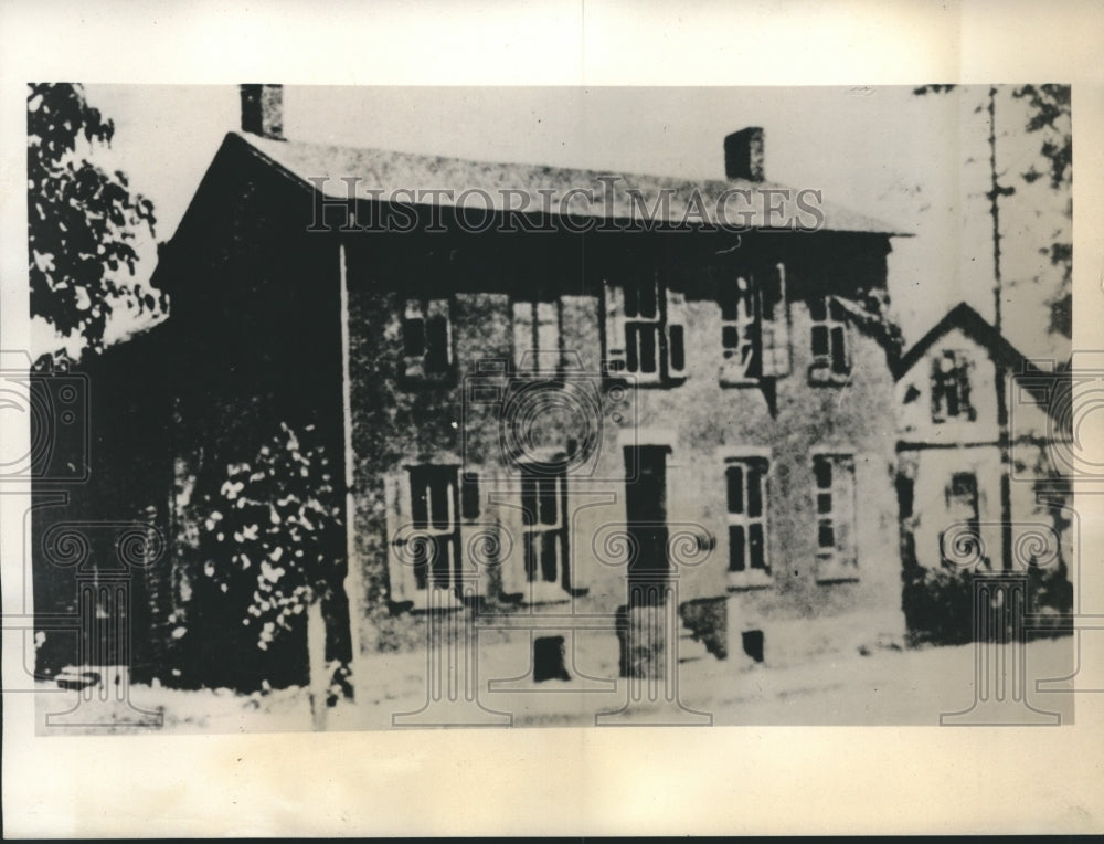 1930 Press Photo Birthplace of Preisdent Rutherford Birchard Hayes in Ohio - Historic Images