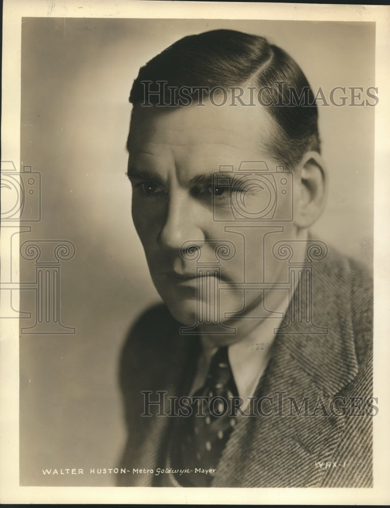 1932 Press Photo Walter Huston in MGM's "The Beast of the City" - sbx05595-Historic Images