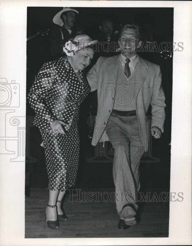 Louella Samples The Charleston With Kirk Douglas at the Mocambo-Historic Images
