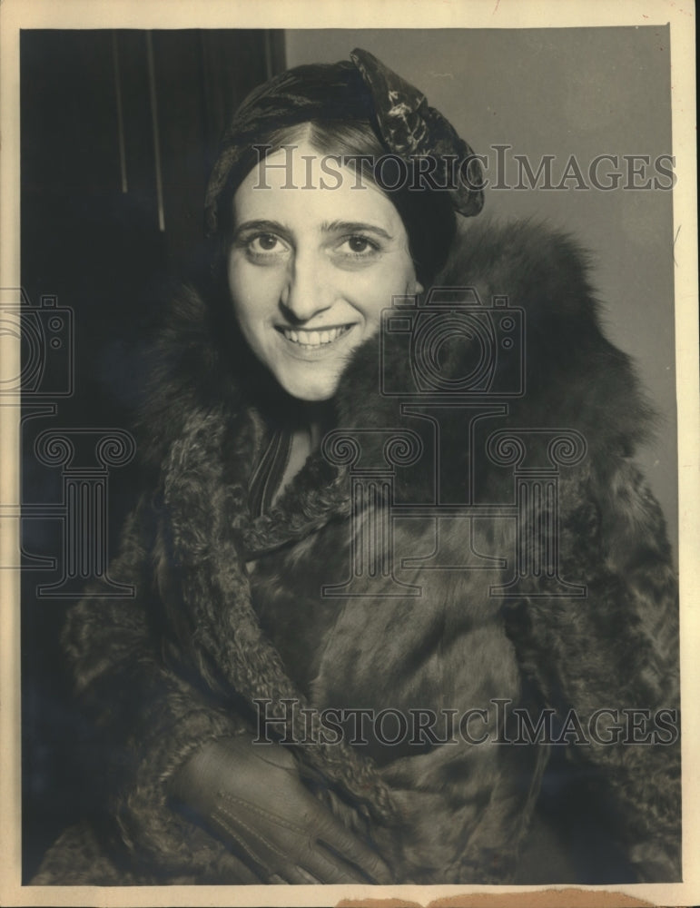 1932 Press Photo Mme. Amri Galli-Campi Named Official Musical Ambassadoress-Historic Images