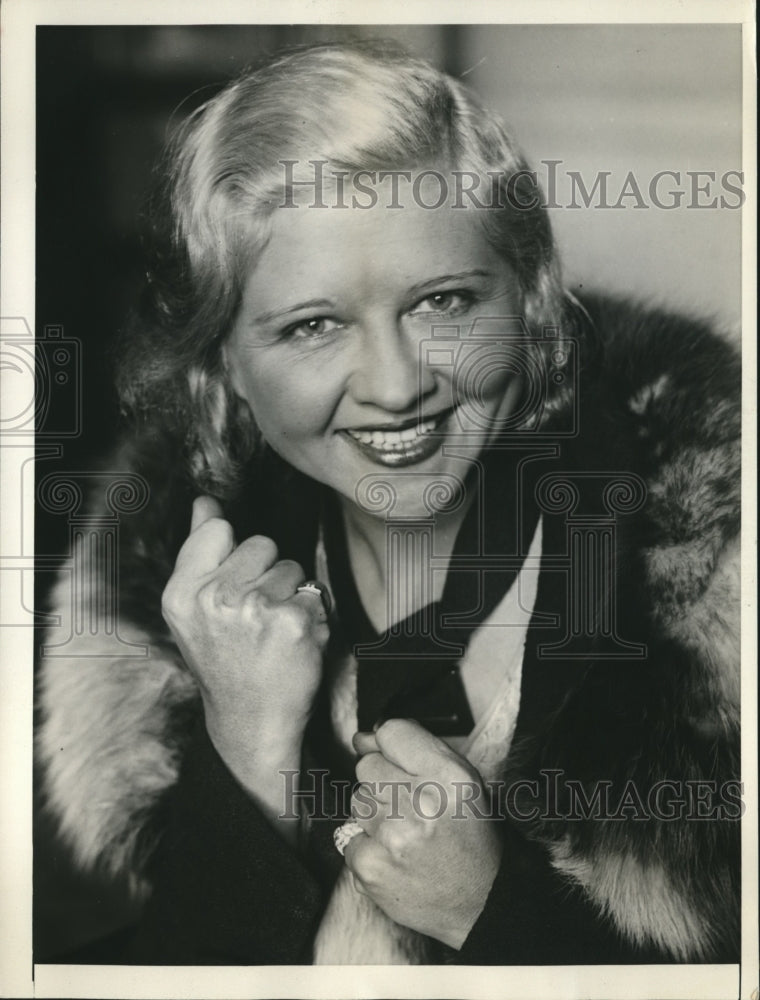 1931 Press Photo Actress Nita Cavalier Granted Annulment of Marriage - Historic Images