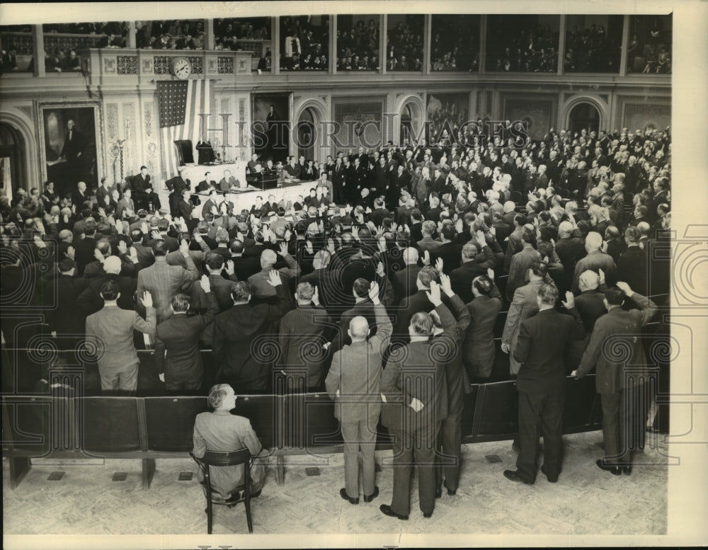 1943 Press Photo Members of the House of Representives Sworn in at 78th Congress-Historic Images