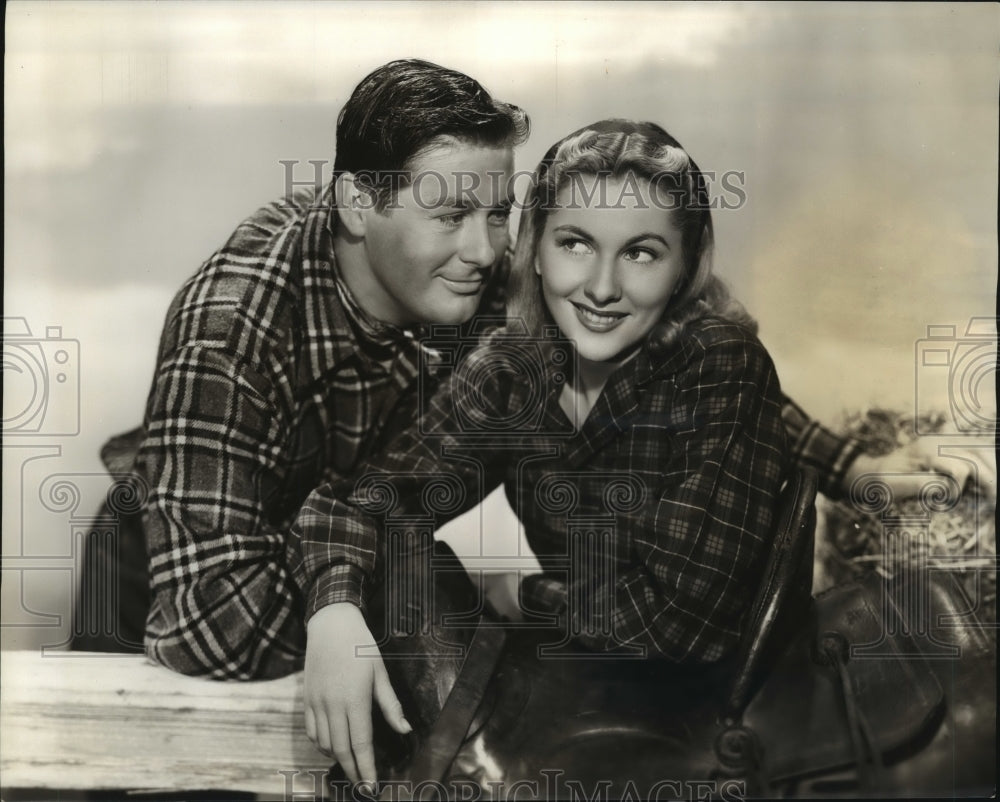 Joan Fontain and Don Defore in "The Affairs of Susan" Movie-Historic Images