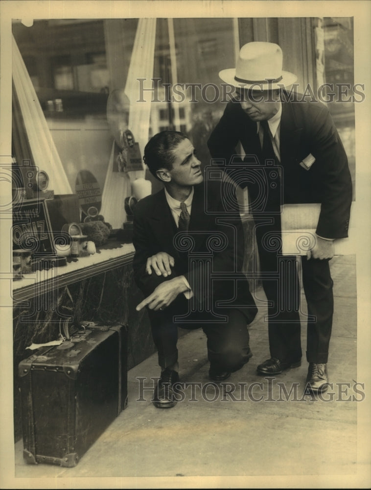 1932 Press Photo Paul Callicote Arrives in for Preparedness Day Bombing Trial - Historic Images