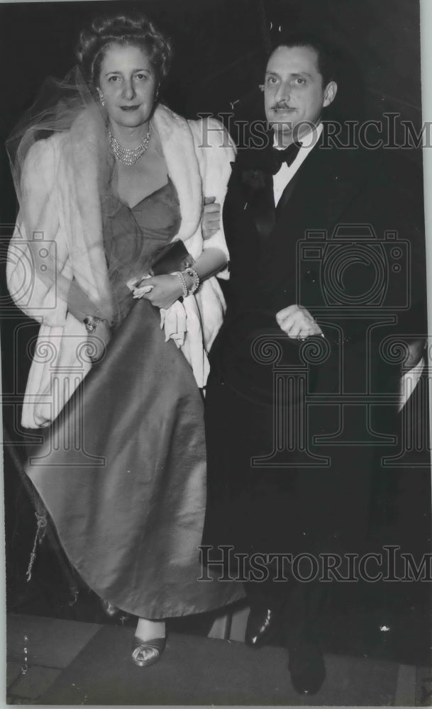 1951 Press Photo Archduke Franz Josef with Wife Princess Marta - sbx14291- Historic Images