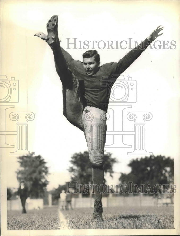1935 Press Photo George Ford Halfback for Harvard College Football - sbx14358- Historic Images