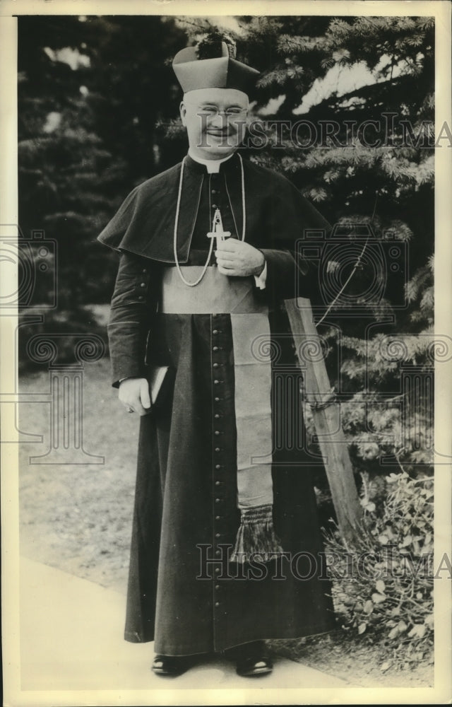 Press Photo The Most Rev Francis J Spellman Auxiliary Bishop of Boston - Historic Images
