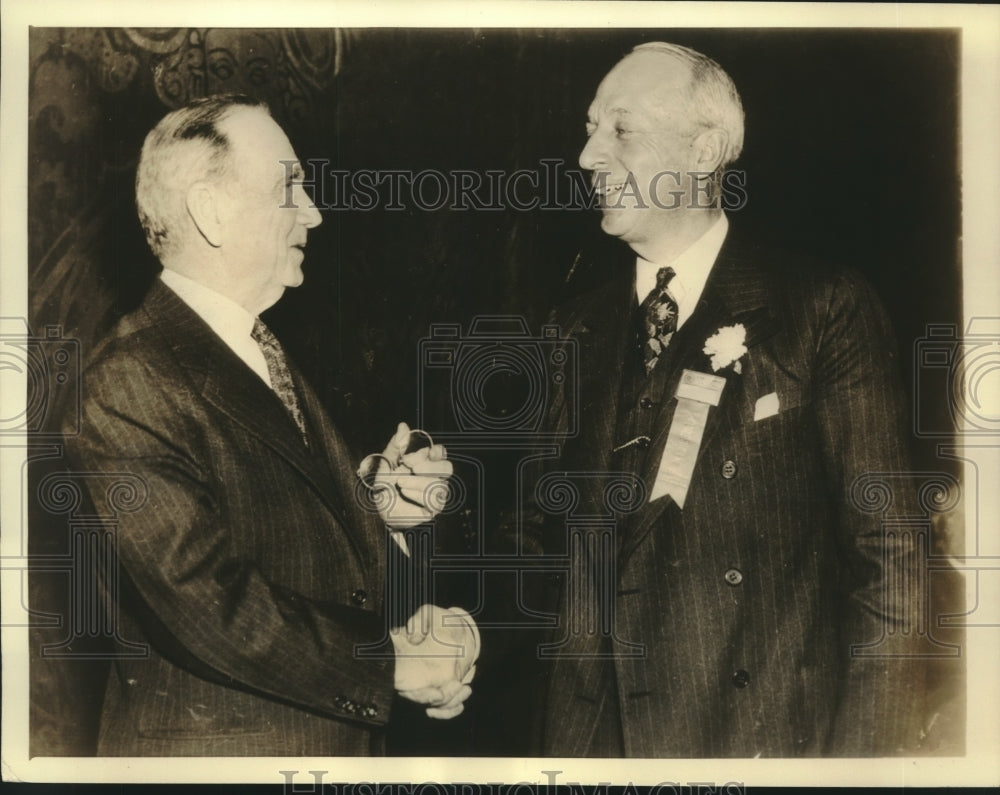 1936 Press Photo U.S. Chamber Holding 24th Annual Meeting Featured by Attacks-Historic Images