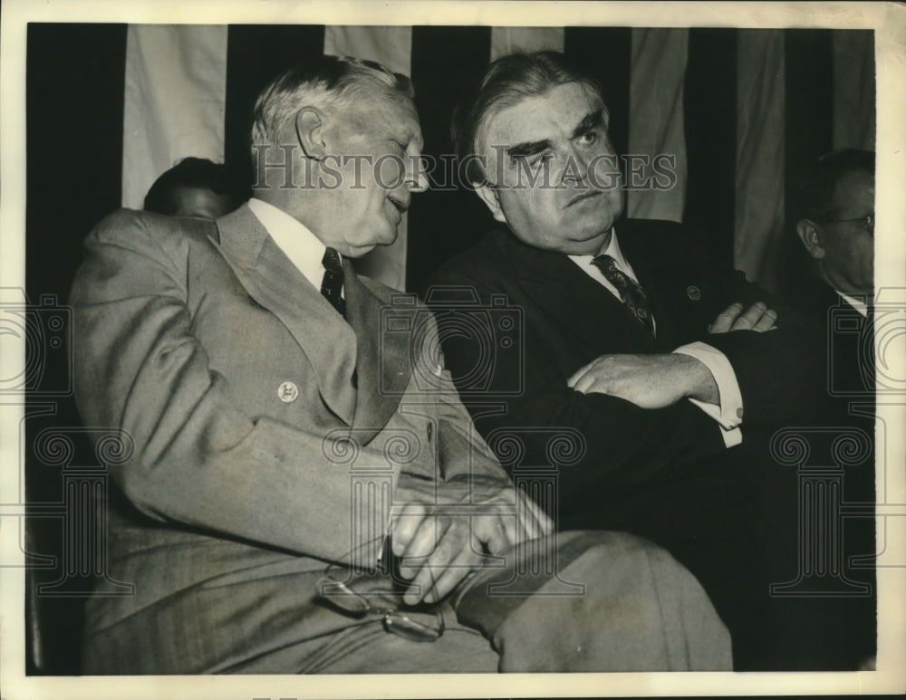 1939 Culbert Olson Welcomes Present Delegates of C.I.O. Meeting - Historic Images