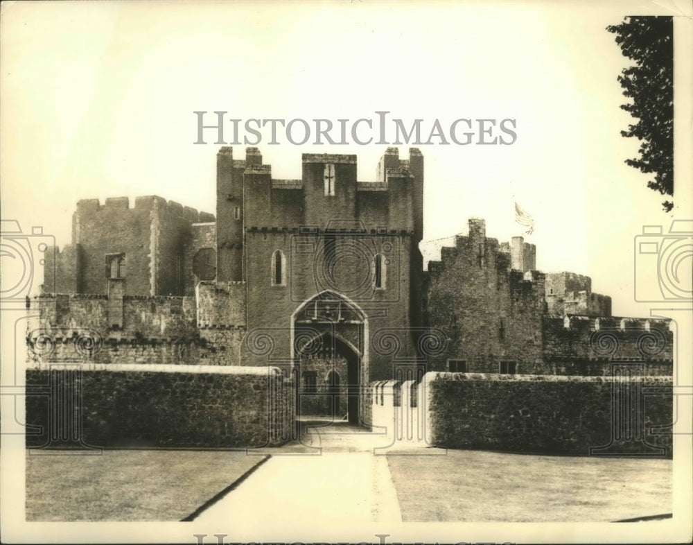 1937 Press Photo Mr. Heart's Castle in Wales - Historic Images
