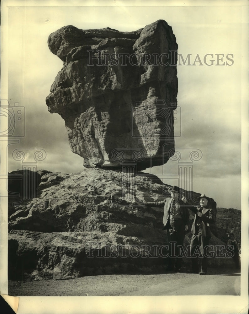 Press Photo Wendell Willkie Colorado Springs - Historic Images