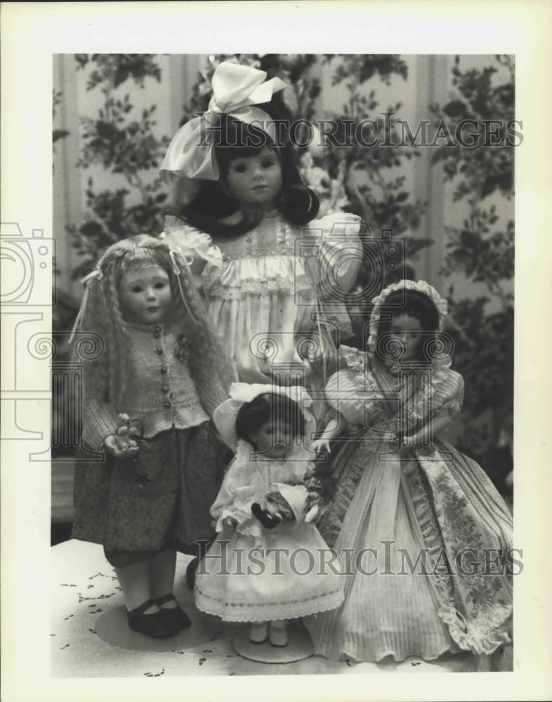 1988 Press Photo Collectible Dolls at Magical Toy Chest - Historic Images