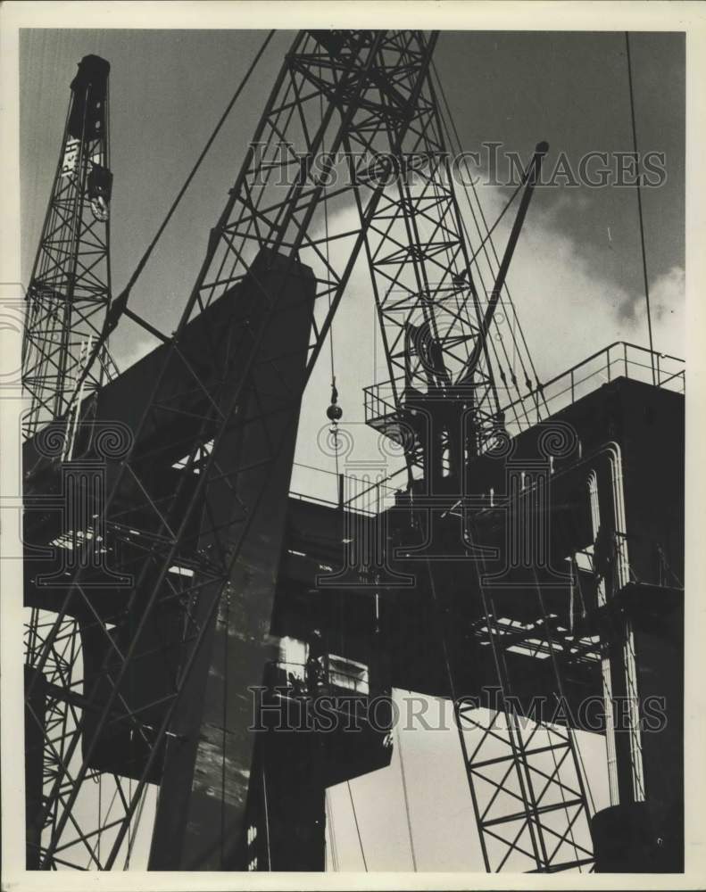 1968 Floating Dock Unit at Stapleton Piers-Historic Images