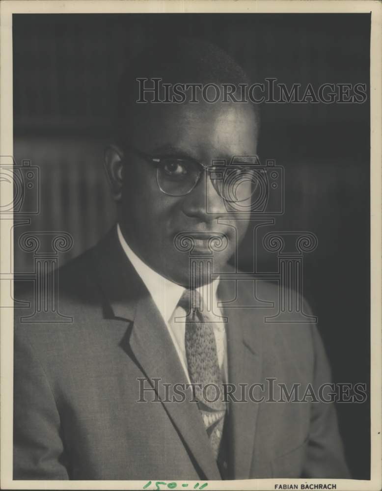 1970 Press Photo Federal Reserve Board Governor Andrew Brimmer - Historic Images