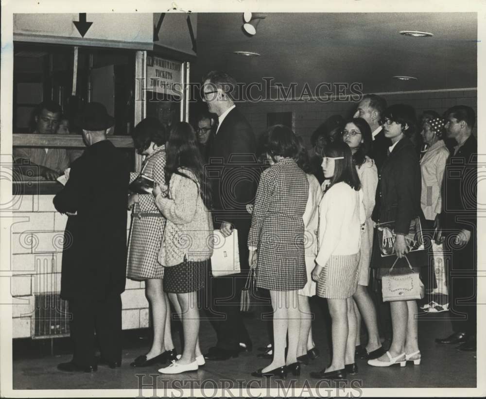 1968 Commuters at St. George Ferry Terminal - Historic Images