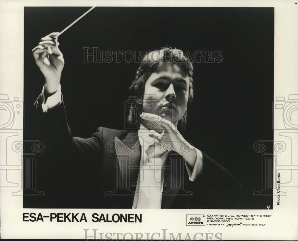 Press Photo Conductor Esa-Pekka Salonen - Historic Images