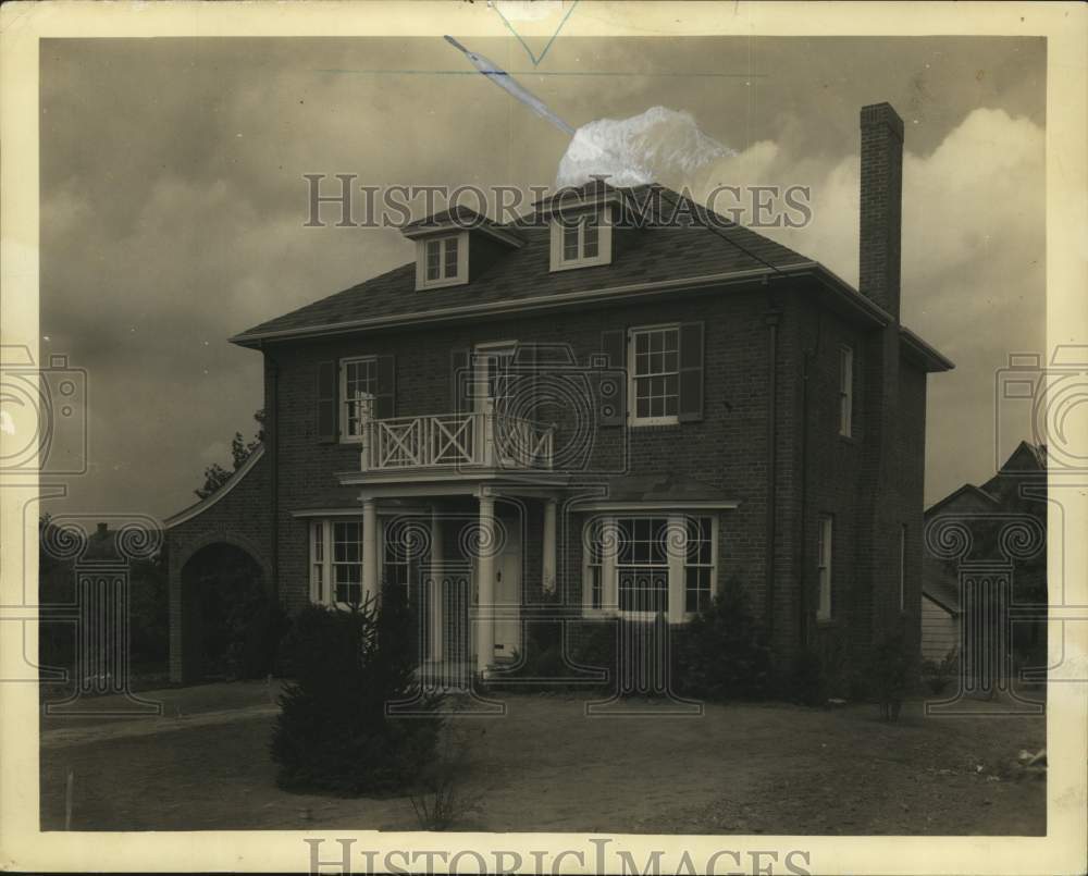 1936 Press Photo Edward Stone Model Home, 12 Edstone Drive, Silver Lake - Historic Images