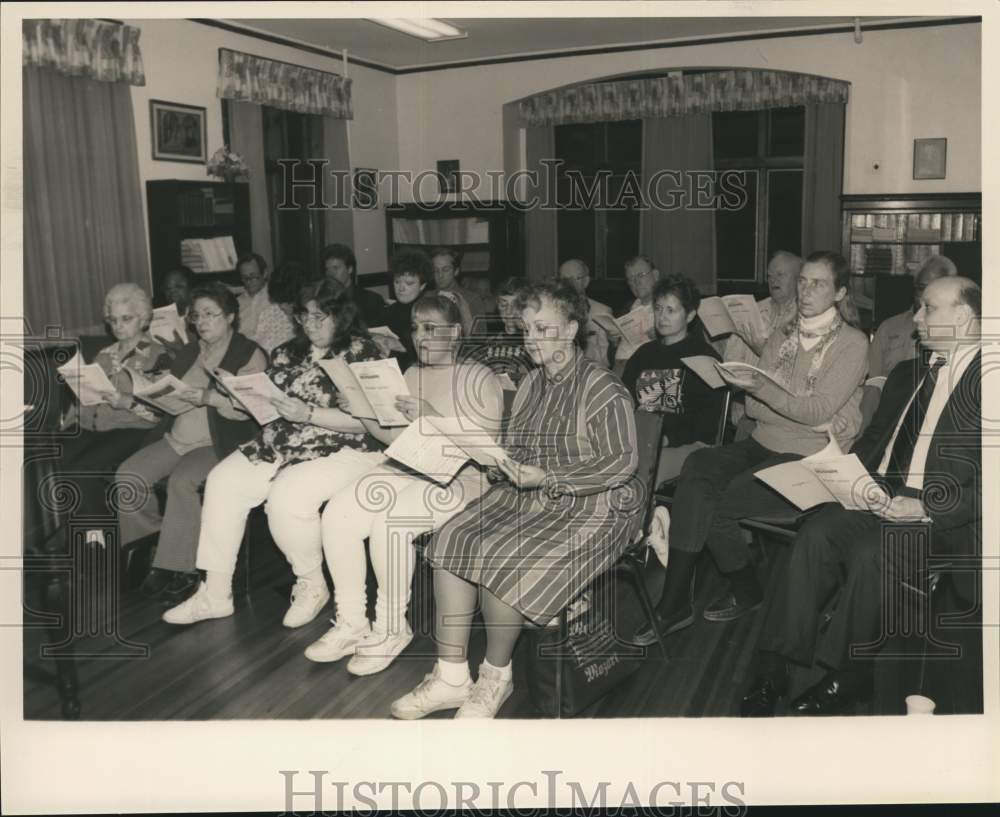 Press Photo The Trinity Church Choir - Historic Images